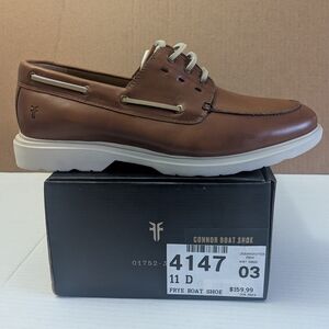 FRYE Men's Connor Leather Lace-Up Boat Shoes Size 11D